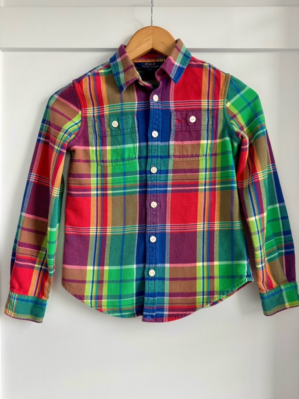 Polo Ralph Lauren Shirt Shacket Boys Size 12